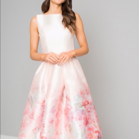 NWT - Chi Chi London Pink Floral Occasion Dress π - Picture 3 of 8